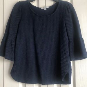 Bell-sleeve Womens Blouse